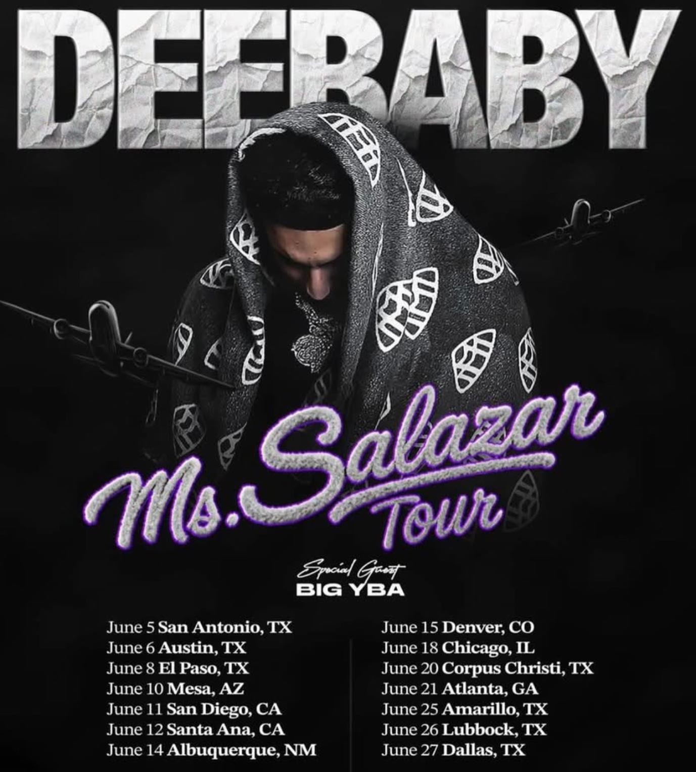 DeeBaby Ms. Salazar Tour Poster 2026